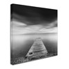 Trademark Fine Art George Digalakis 'Pier With Slippers' Canvas Art, 14x14 1X01367-C1414GG